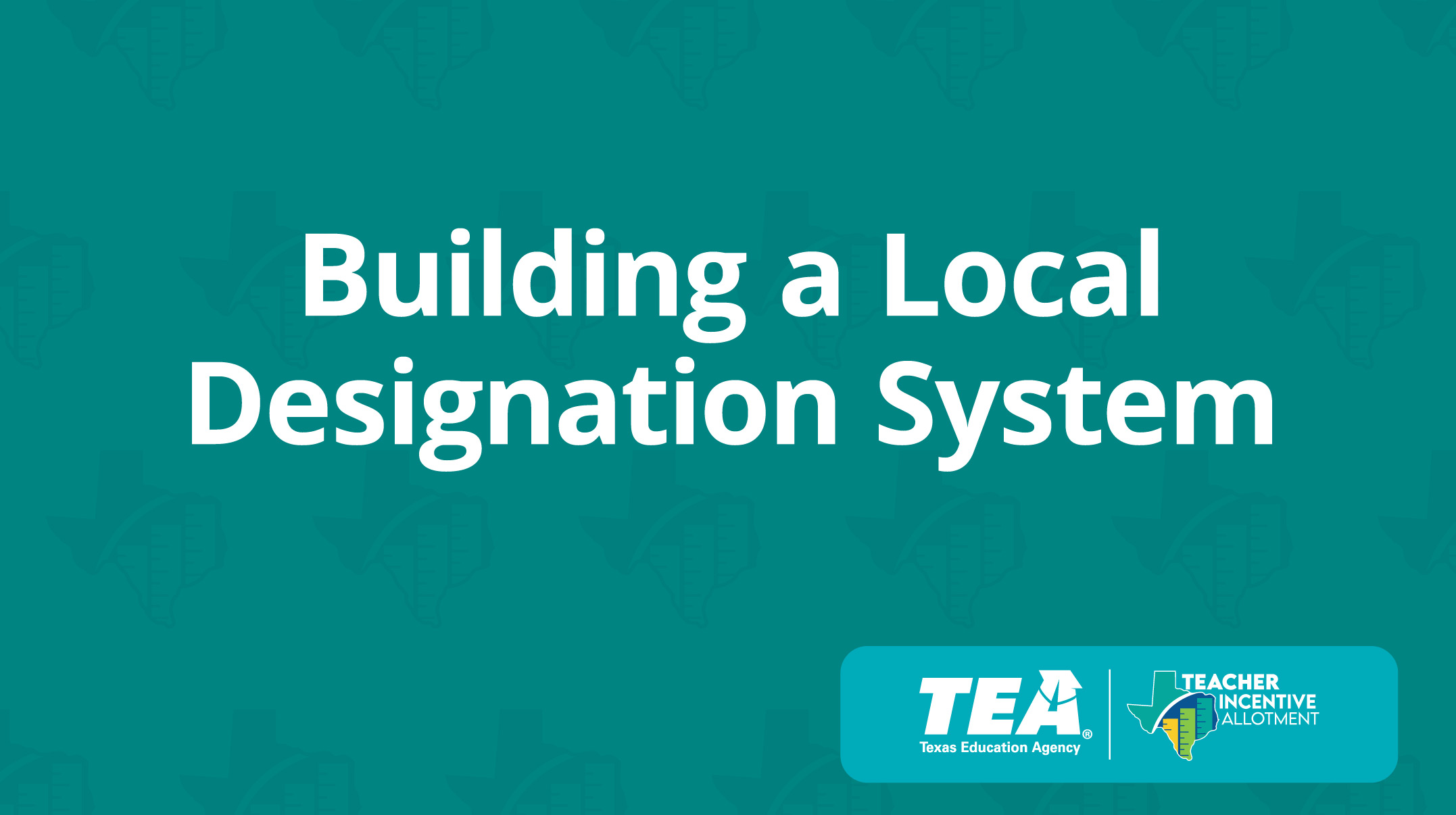 Building a Local Designation System
